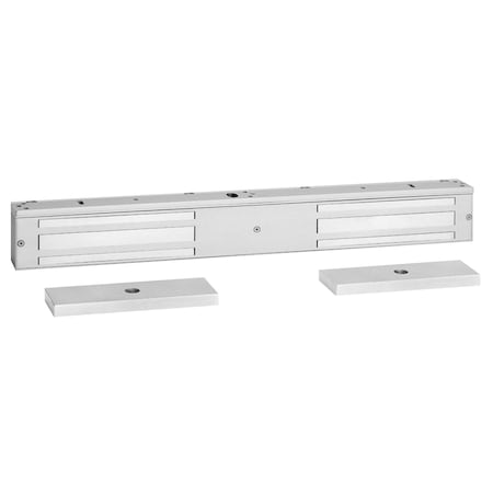 Sdc Mag Lock, Fire Rated, Double Door, US28, 12/24 VDC, 1200lb 1572V